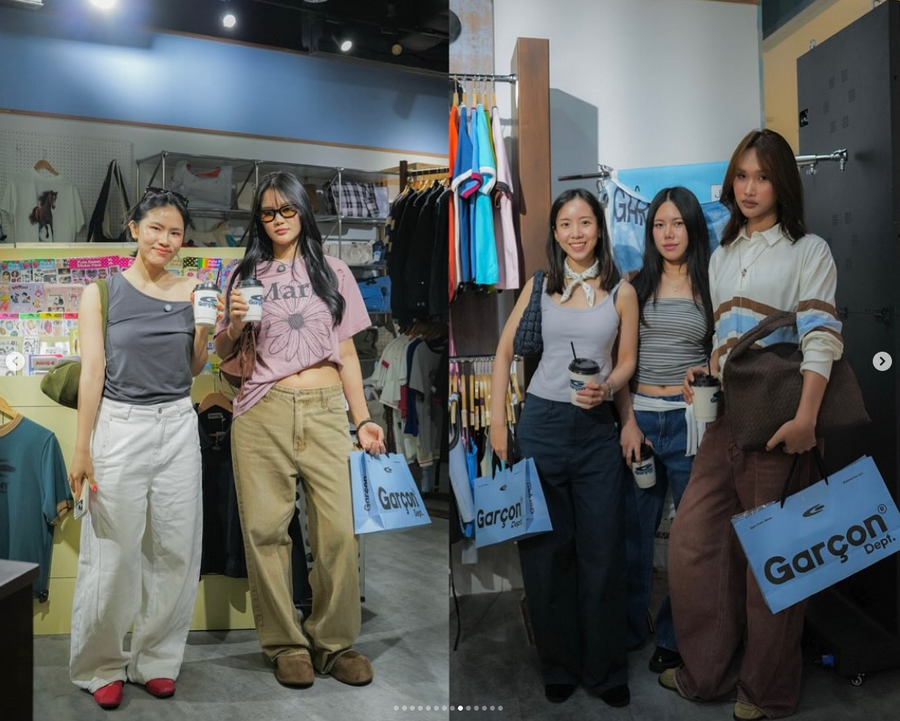 Garcon Dept. customers in store — 14