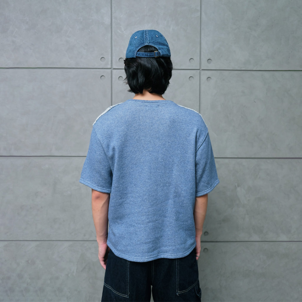 Garcon front patch blue tee — 3