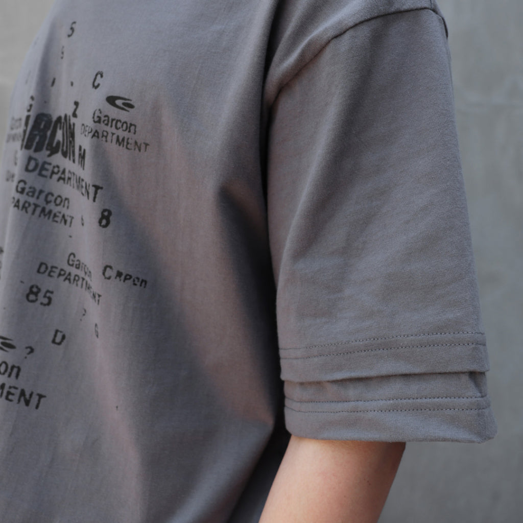 Garcon map light Gray tee — 3