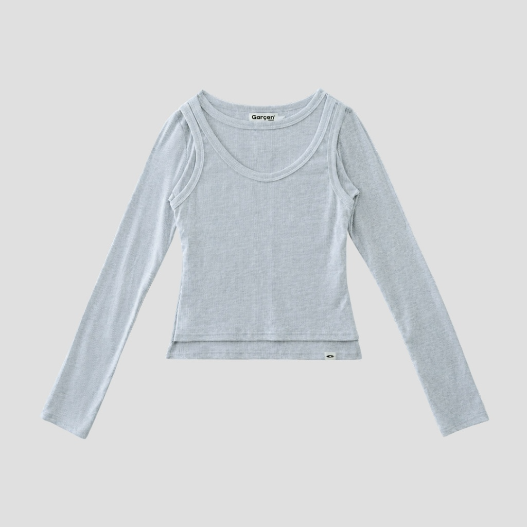 Two layer  tank long sleeve — 11