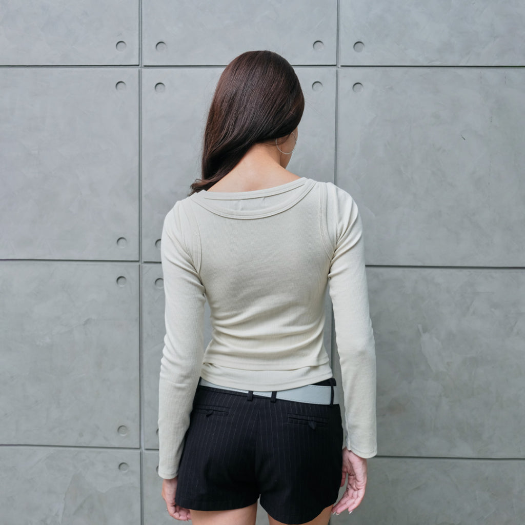 Two layer  tank long sleeve — 5