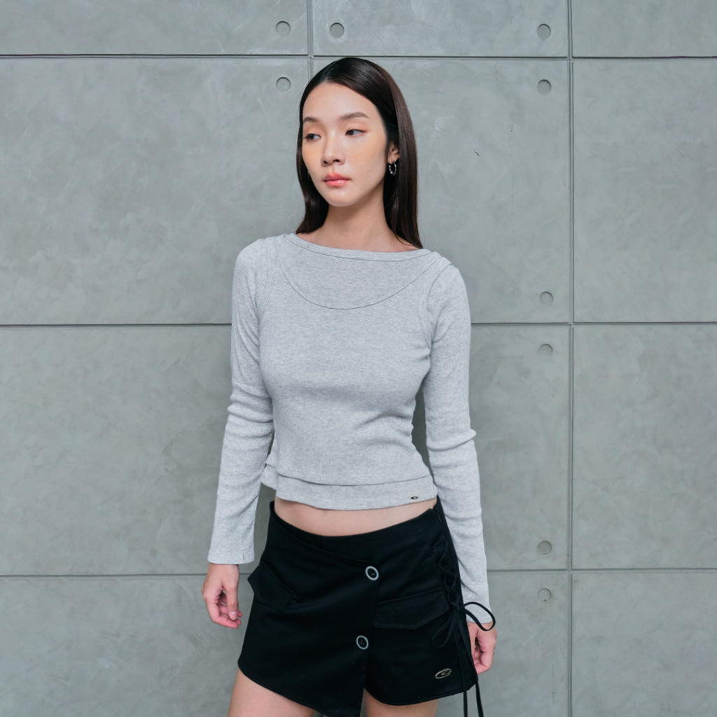 Two layer  tank long sleeve — 6