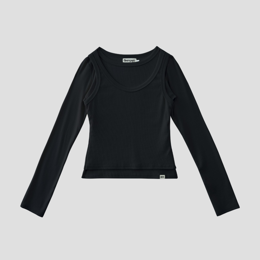 Two layer  tank long sleeve — 9