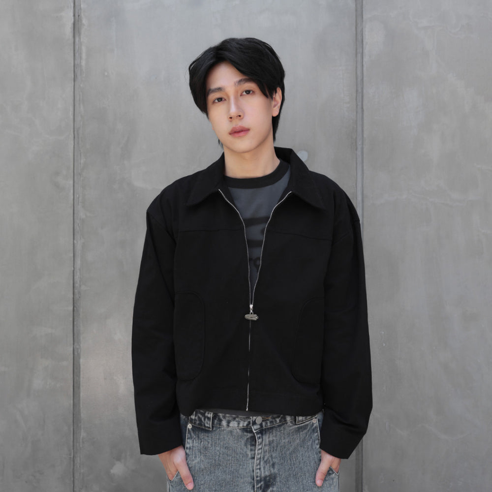 Garcon Black Boxy Jacket
