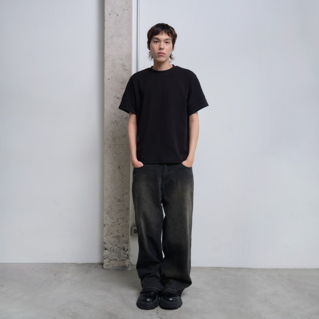 Garcon Back patch black tee