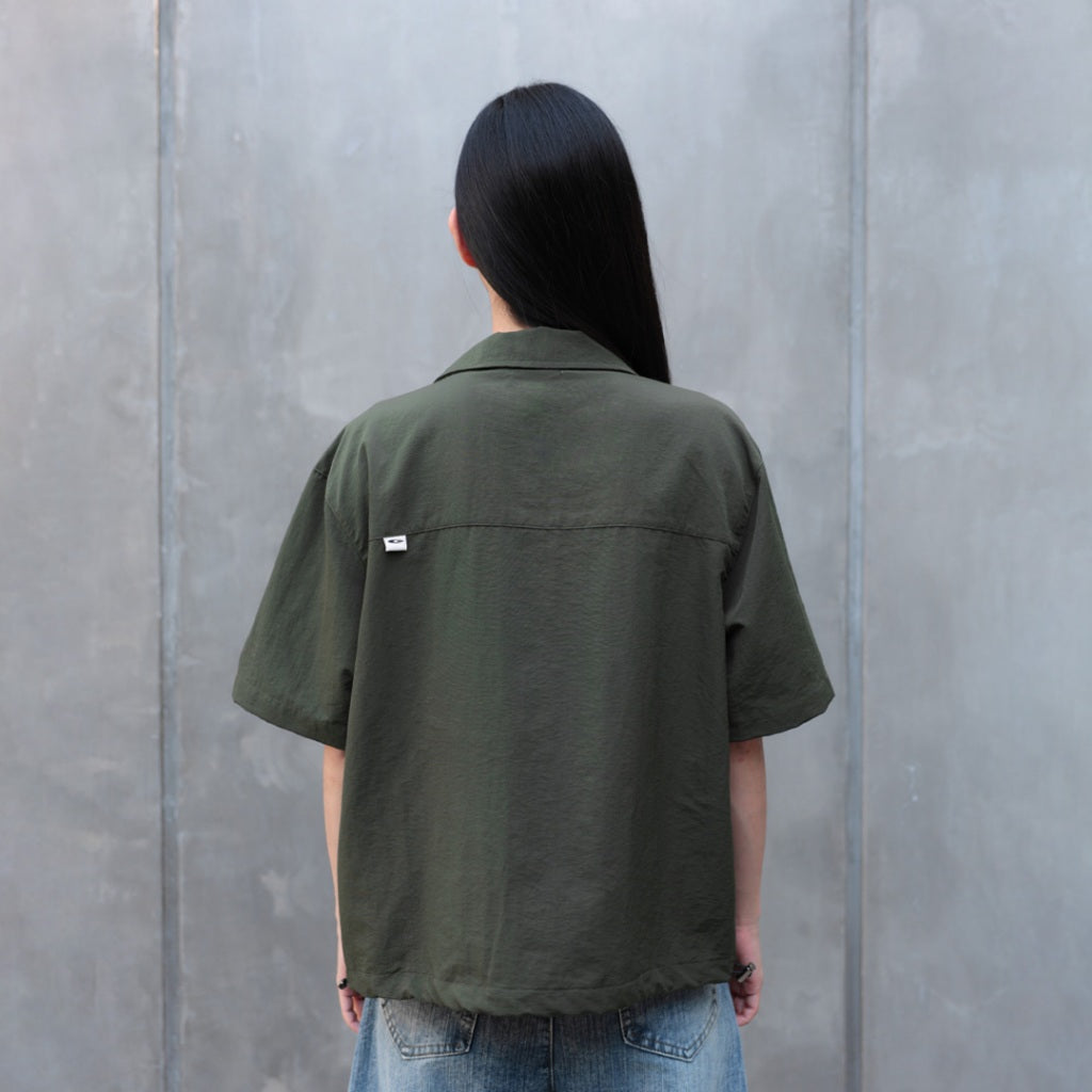 Garcon Two pocket nylon boxy shirt