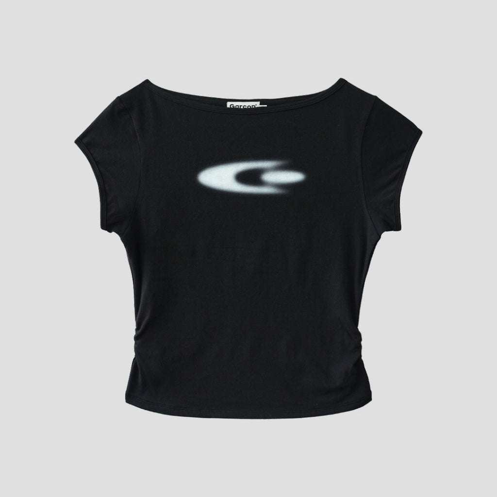Slim baby tee Black / M