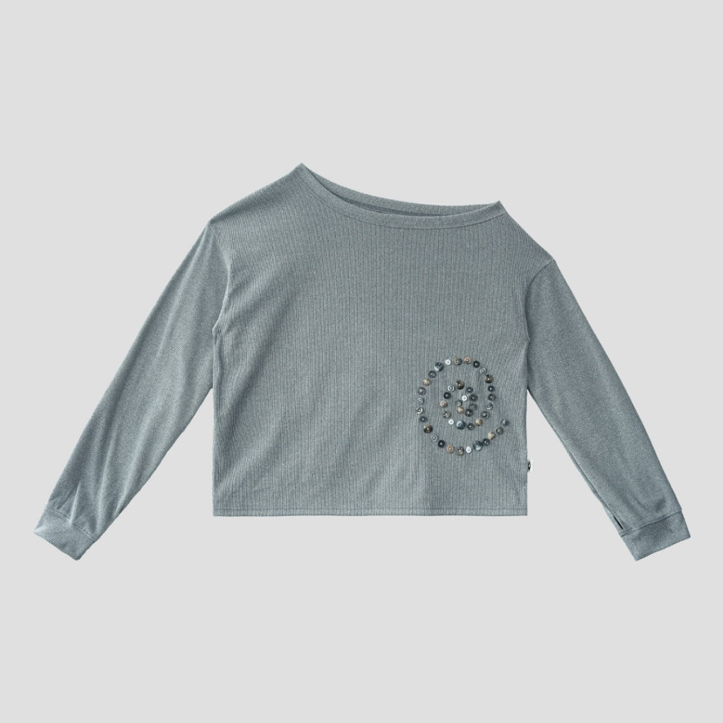 Relaxed Off-Shoulder Sweater
