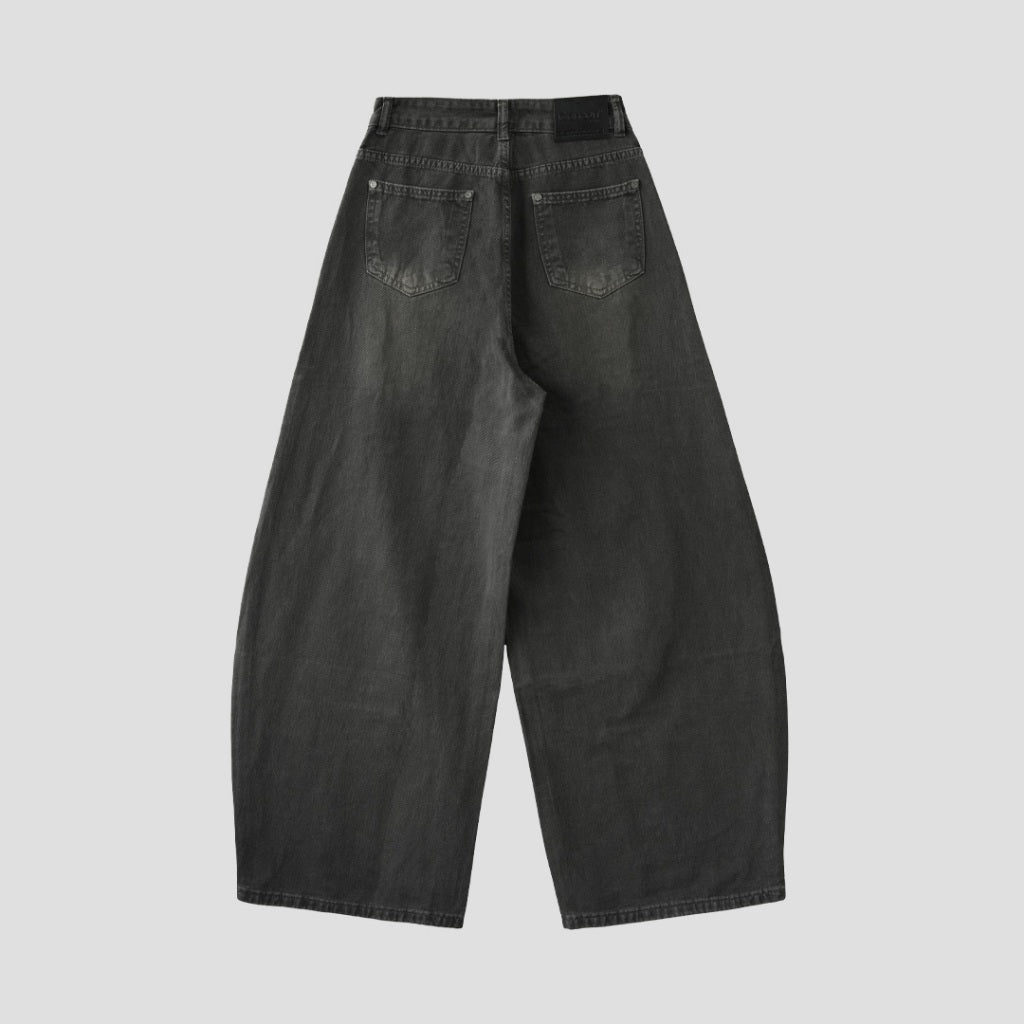 Garcon fade brown baggy denim
