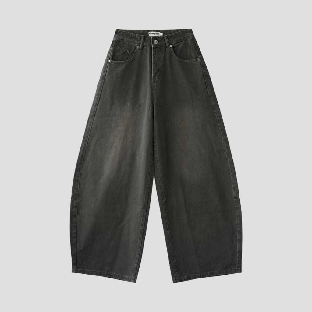 Garcon fade brown baggy denim