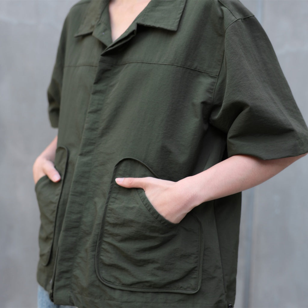 Garcon Two pocket nylon boxy shirt