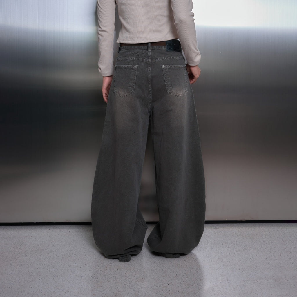 Garcon fade brown baggy denim