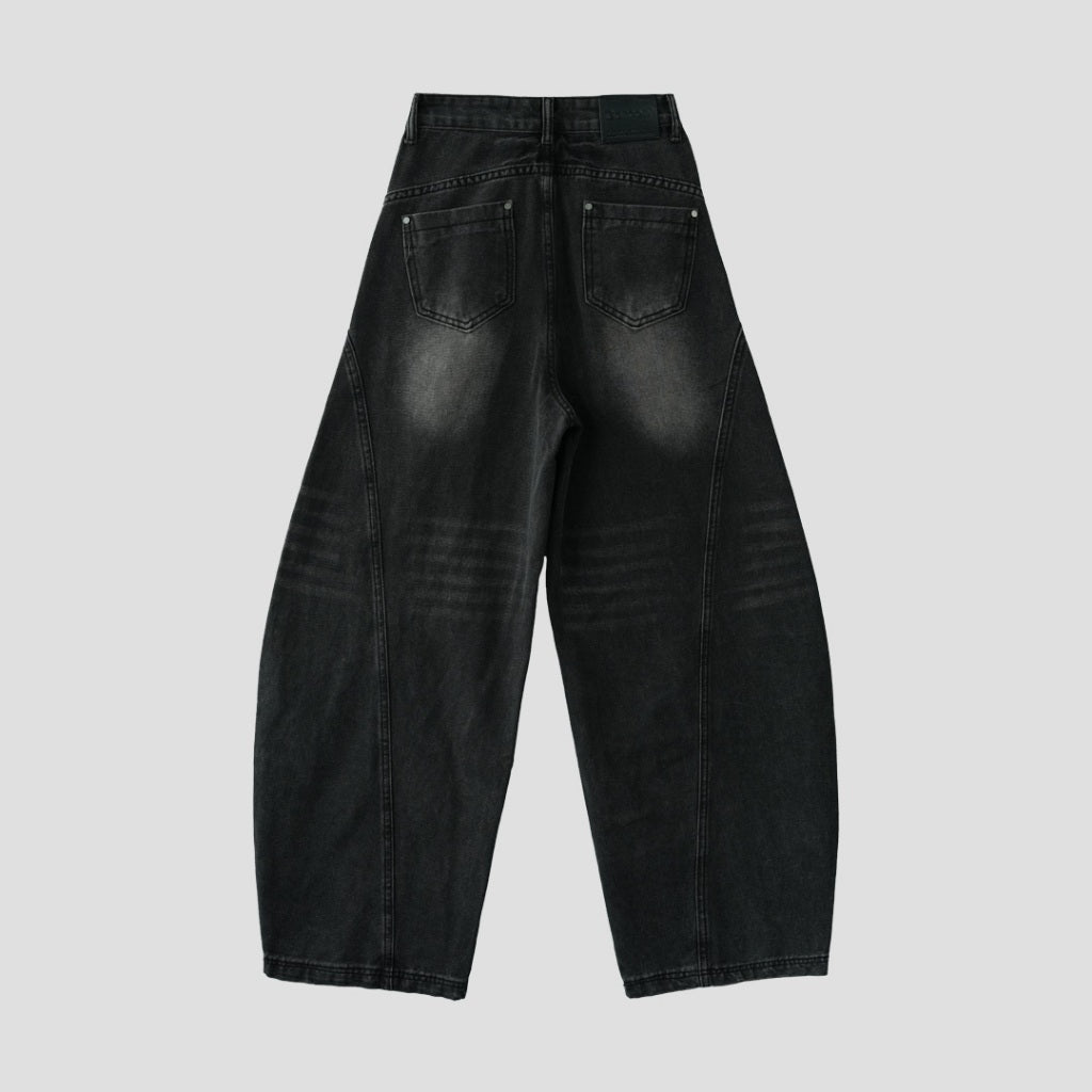 Garcon fade black baggy cutting denim