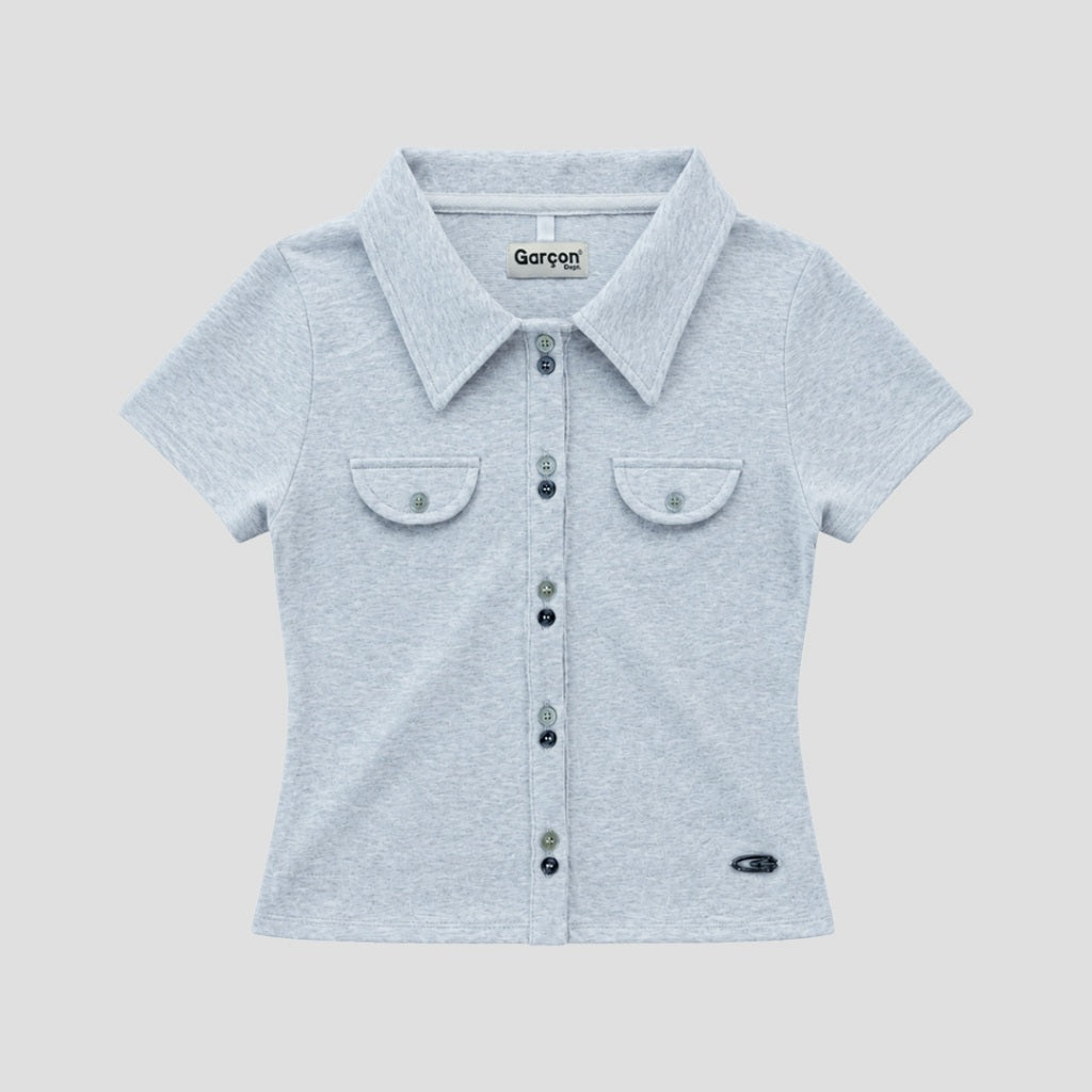 Small pocket shirt Gray / S