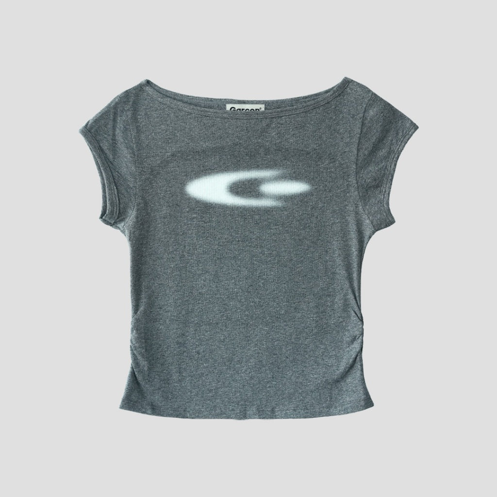 Slim baby tee Grey / S