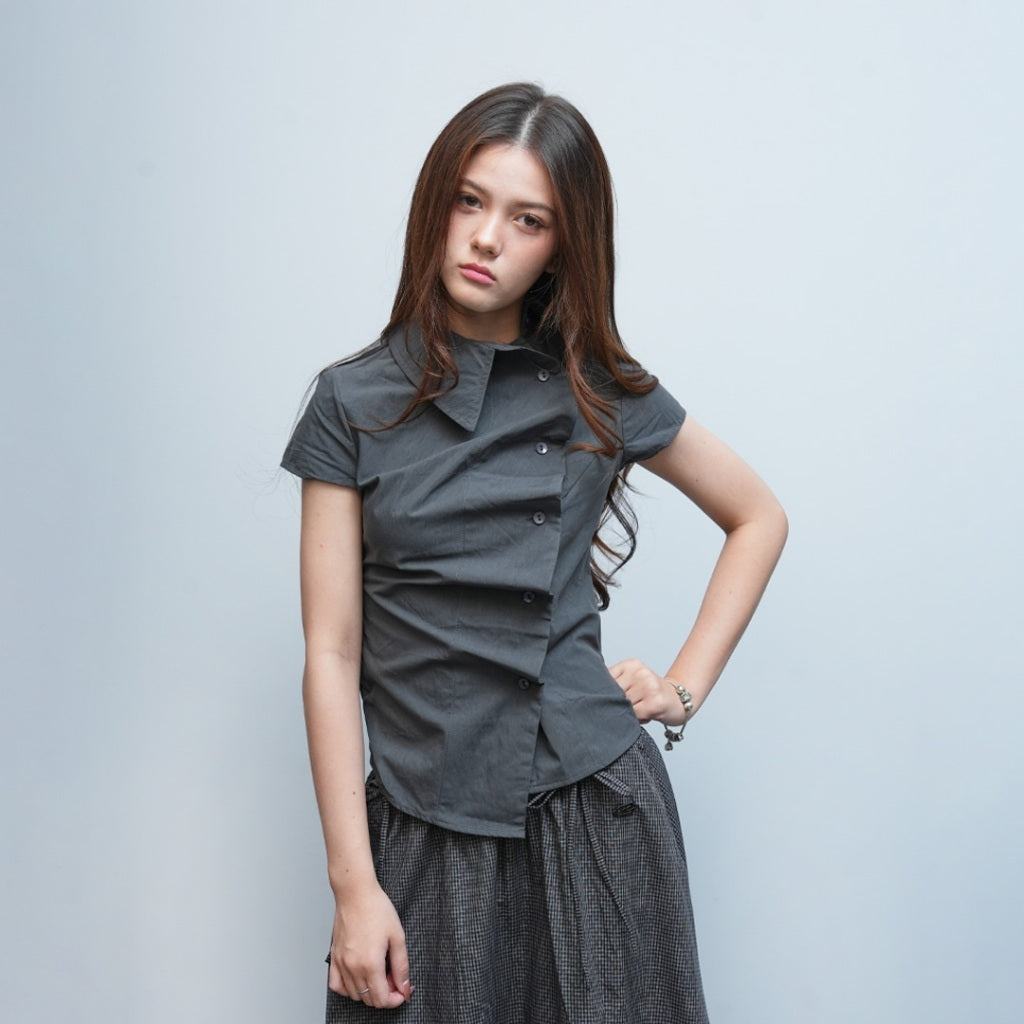 Layered Button-Up Top