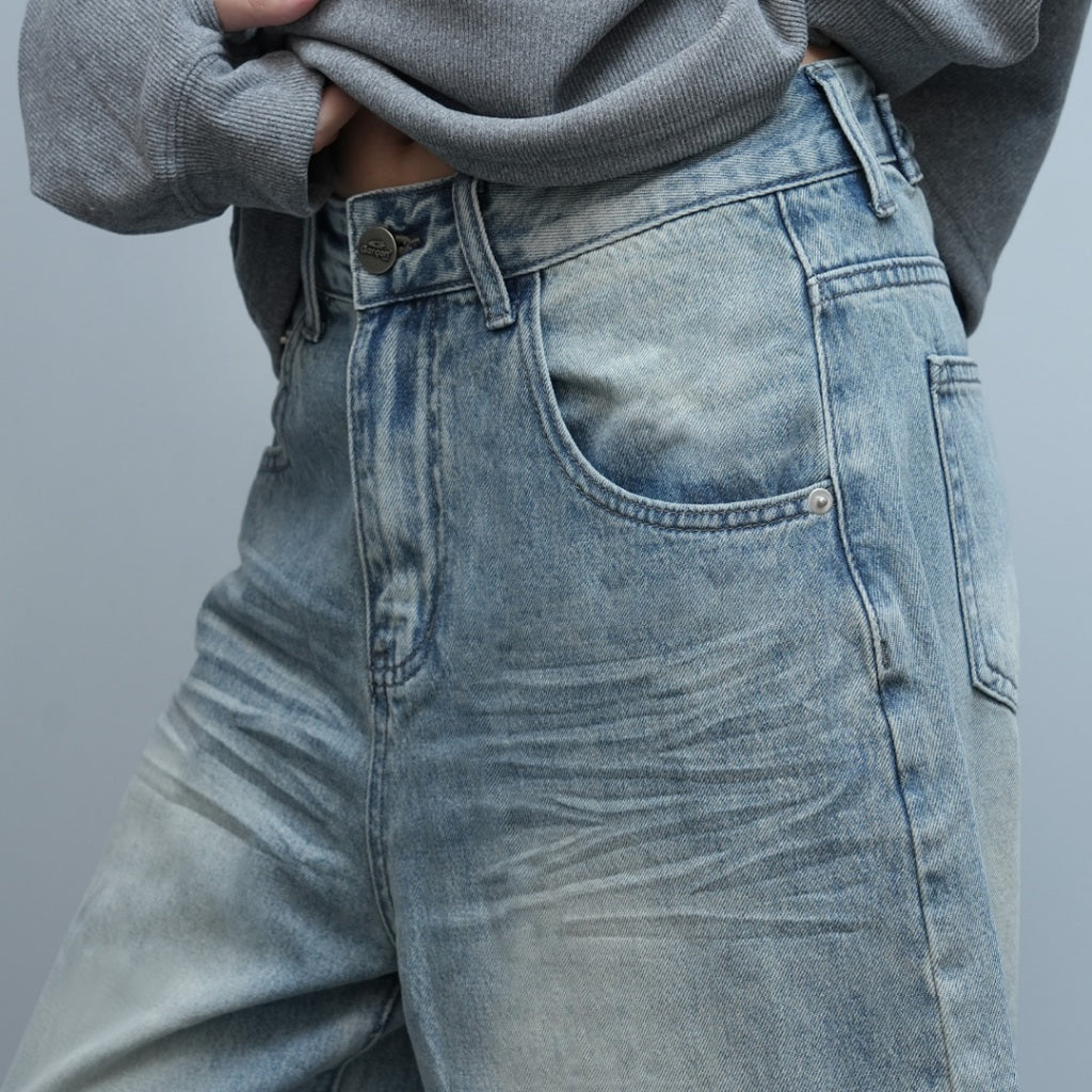 Garcon fade blue denim jorts