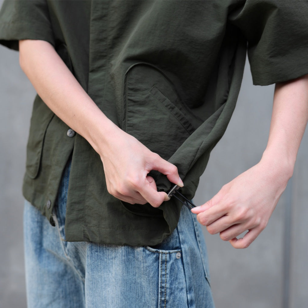 Garcon Two pocket nylon boxy shirt