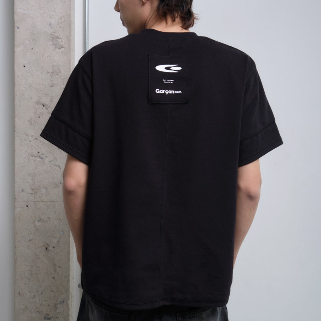 Garcon Back patch black tee