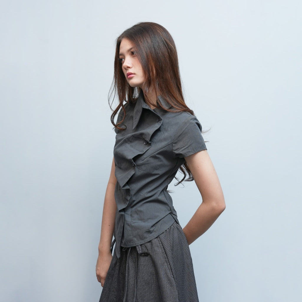 Layered Button-Up Top