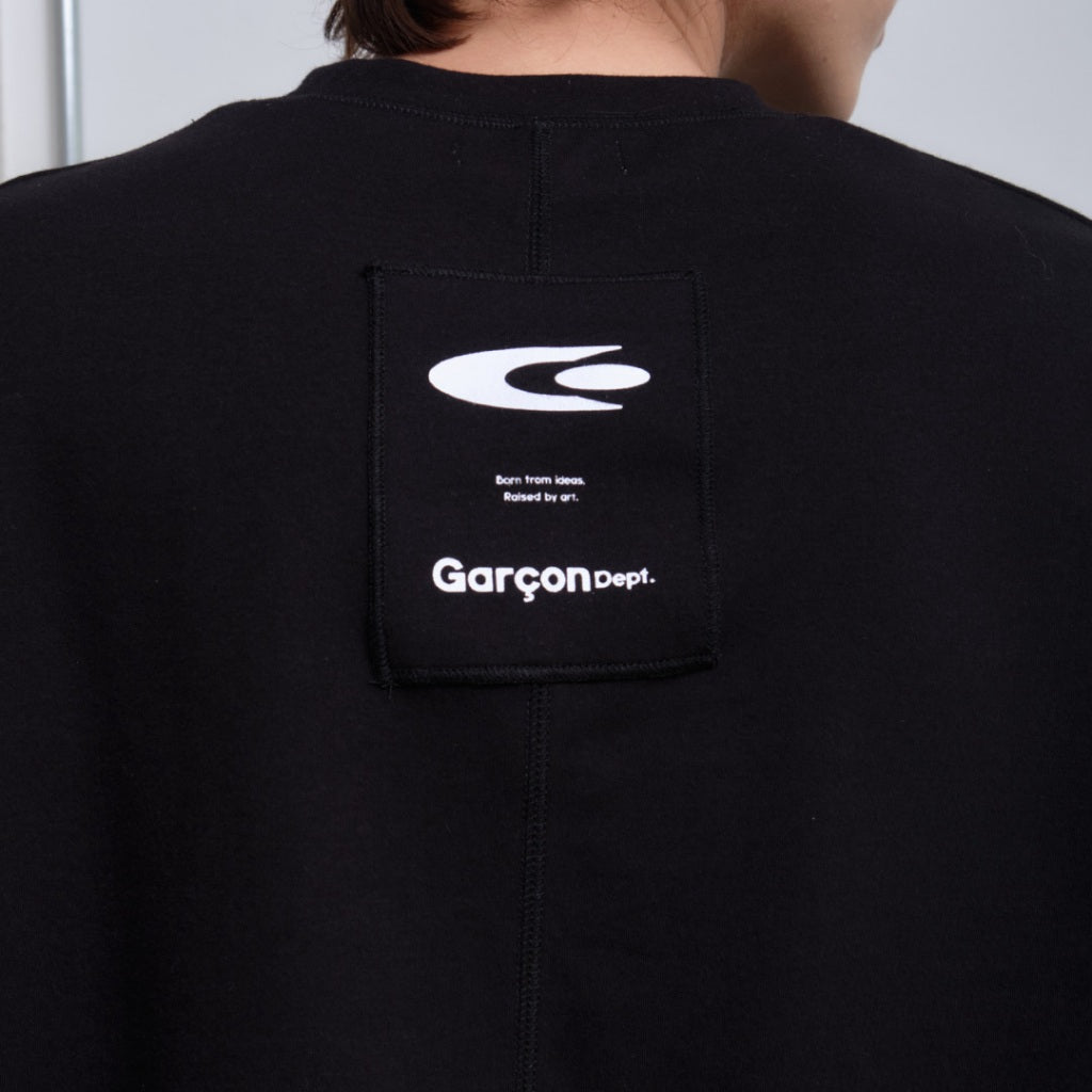 Garcon Back patch black tee