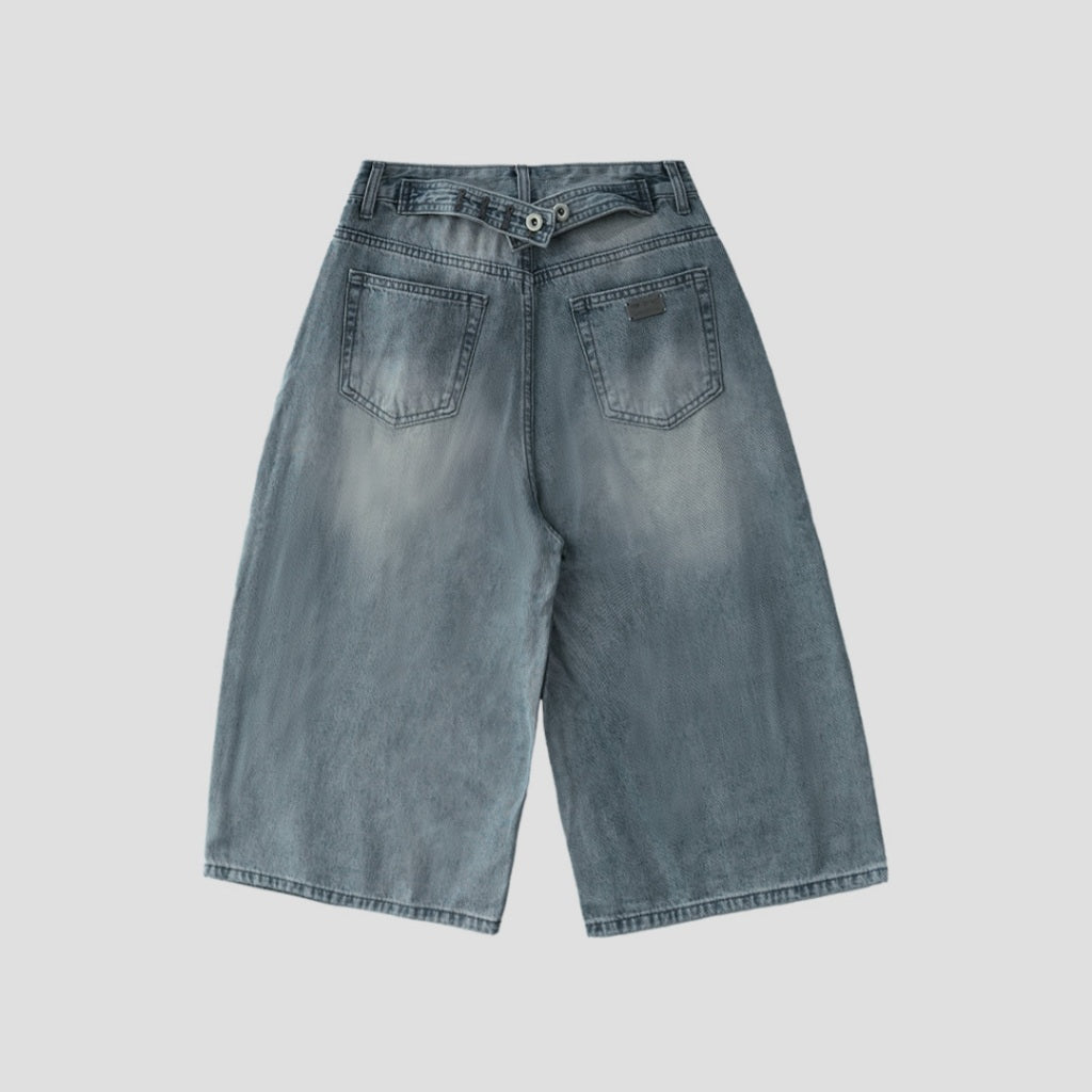 Garcon fade blue denim jorts