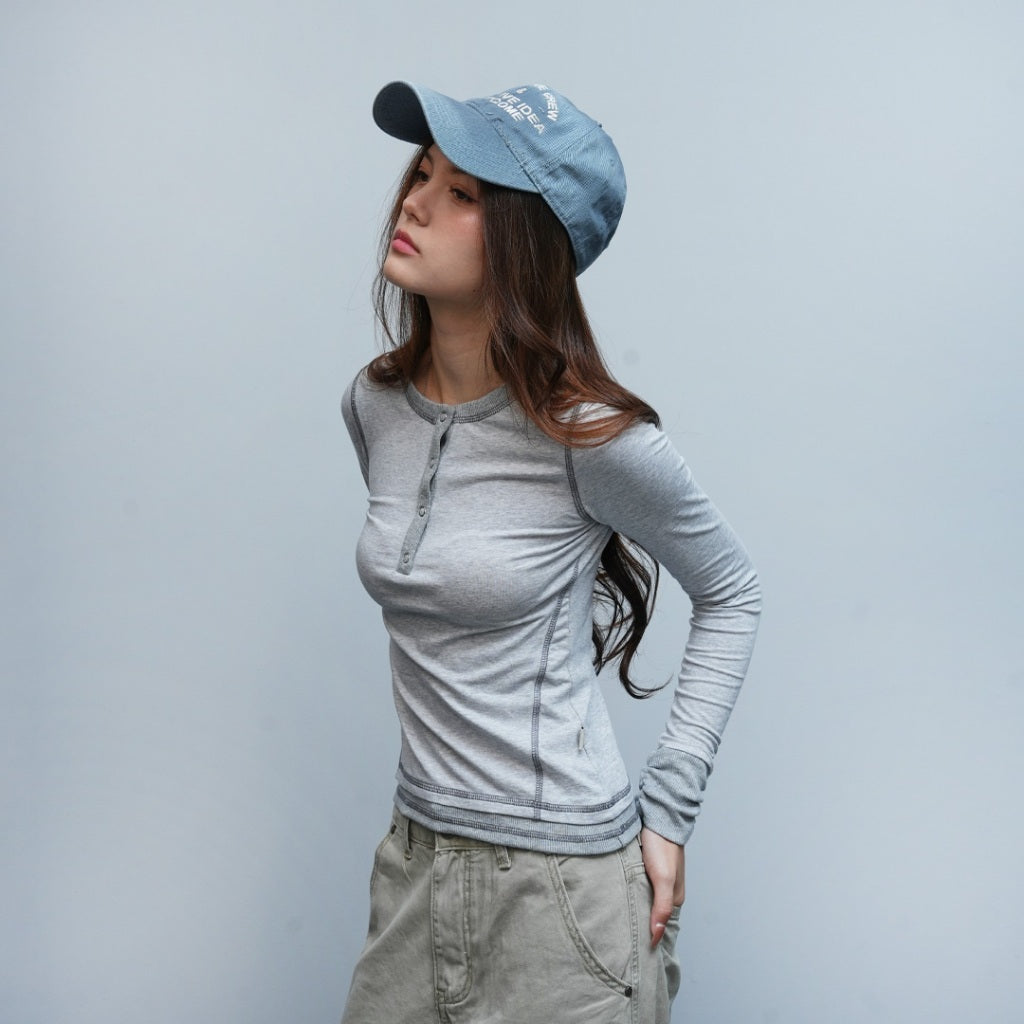 Slim layers black Long sleeve shirt