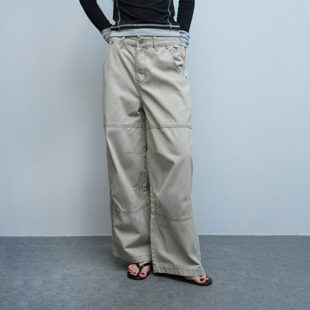 Garcon retro brown casual pants