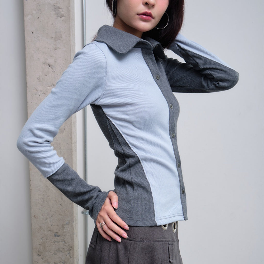Garcon two tone cutting shirt